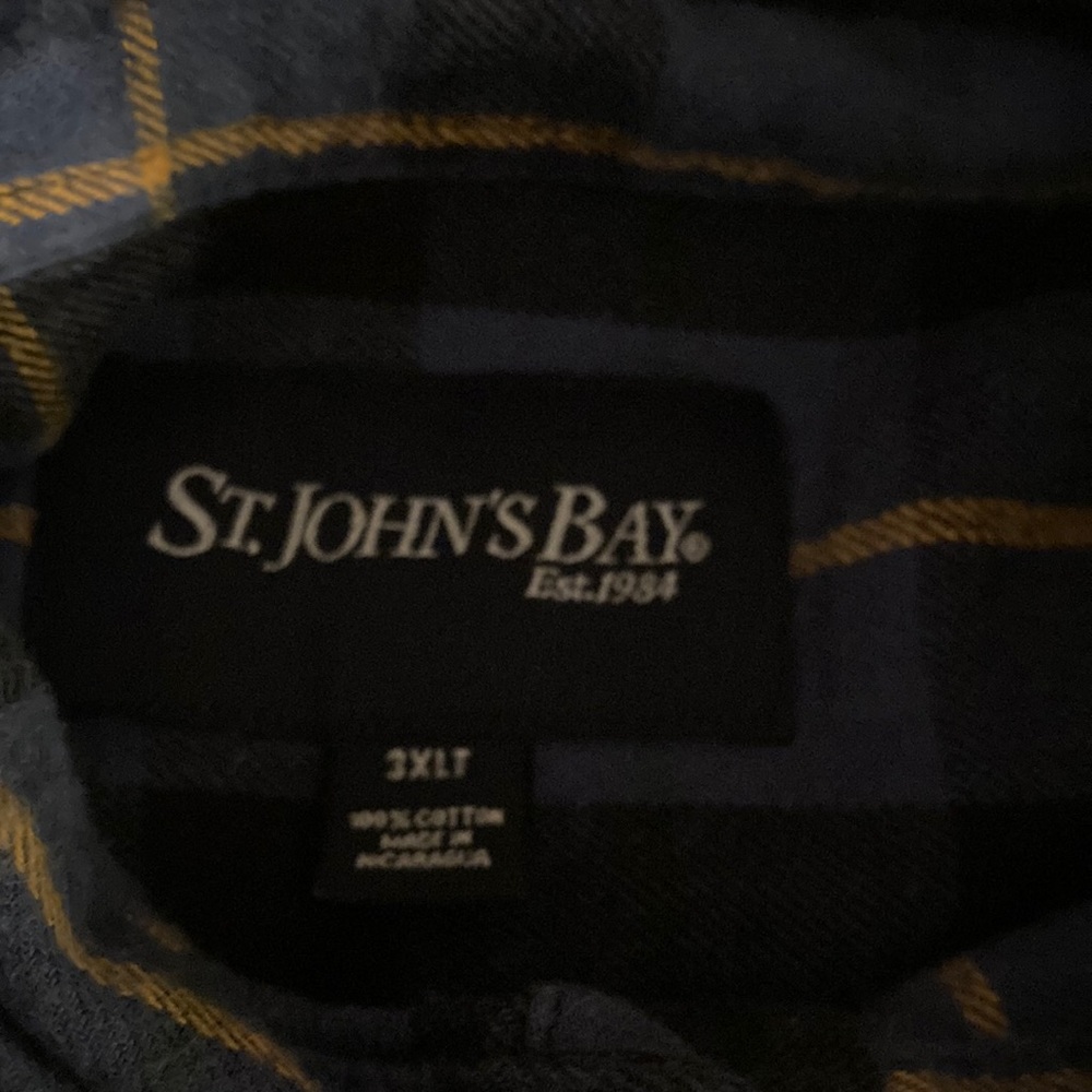 Men’s long sleeve button down 3XLT